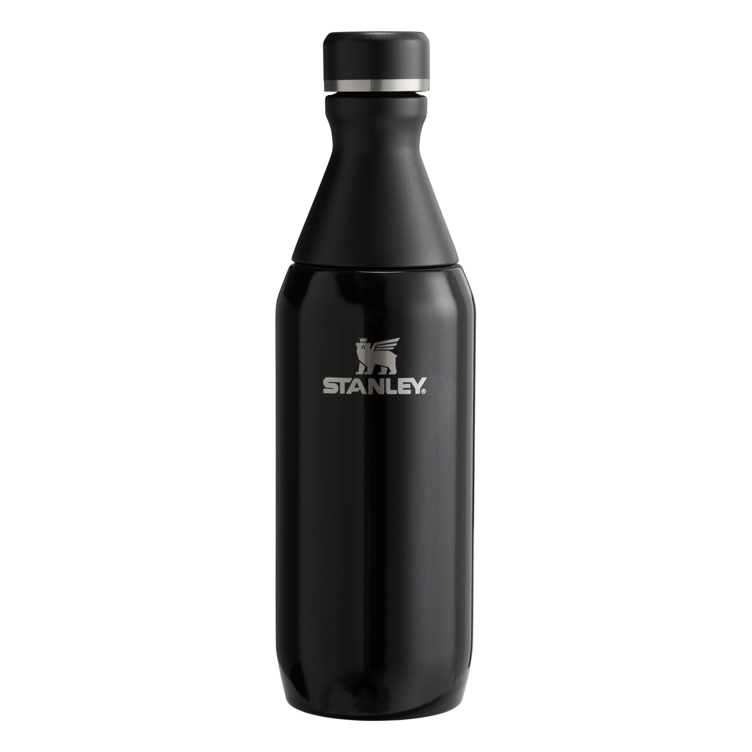 Die All Day Slim Bottle 0.35L | Zwart | Black Gloss | Stanley 1913