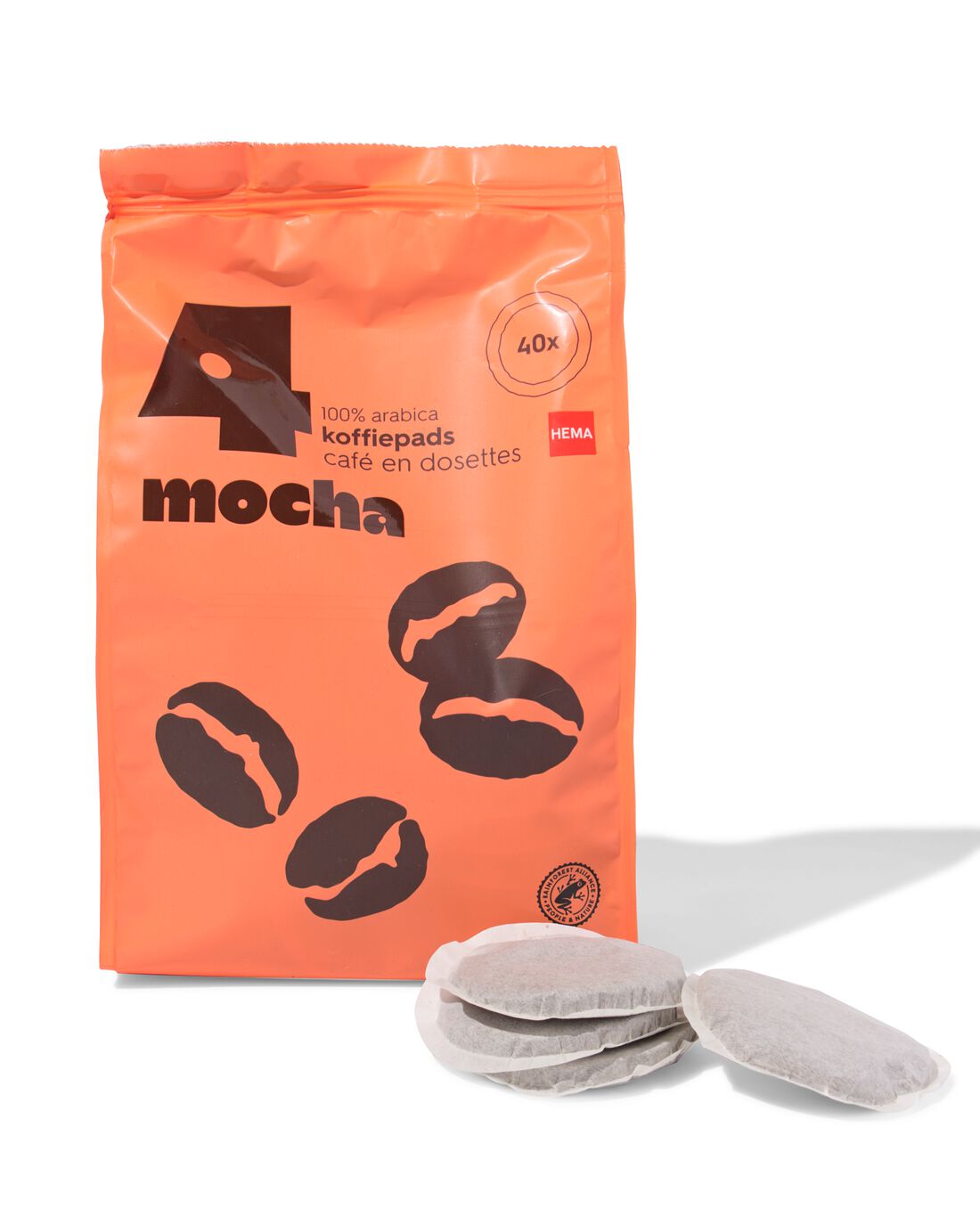 HEMA Koffiepads mokka - 40 stuks Euro 6.29