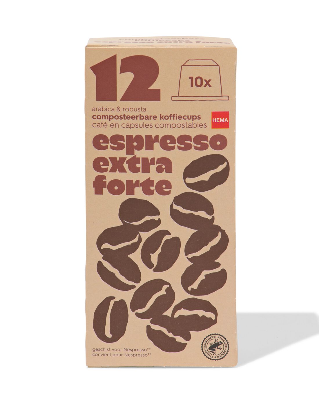 HEMA Composteerbare cups extra forte - 10 stuks Euro 3.79