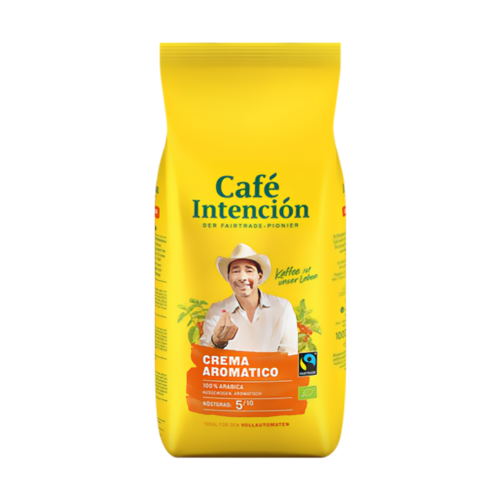 Café Intención Crema Aromatico - Bio koffiebonen, 1 KG Euro 21.49
