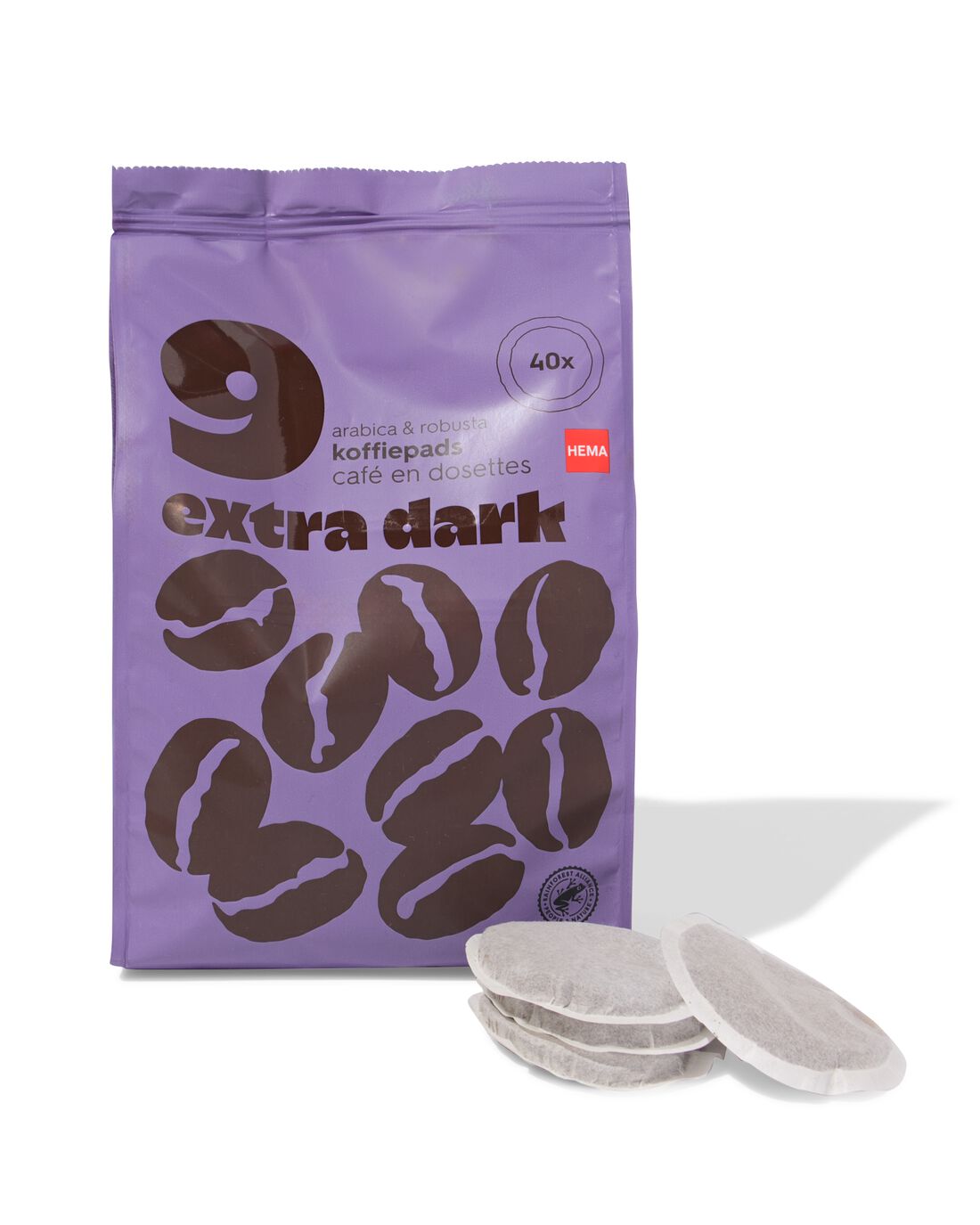 HEMA Koffiepads extra dark - 40 stuks Euro 6.49