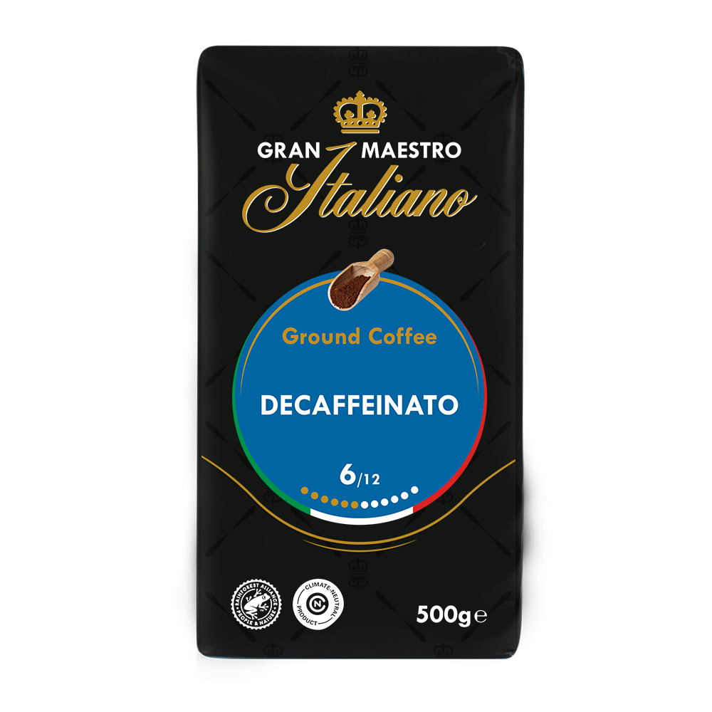 Gran Maestro Italiano Decaffeinato - Gemalen koffie 500 GR Euro 12.79