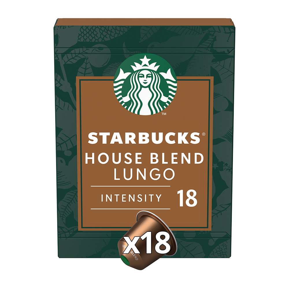 Starbucks House Blend Lungo - 18 koffiecups Voordeelprijs € 7.99