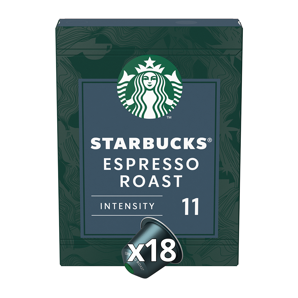 Starbucks Espresso Dark Roast - 18 koffiecups Voordeelprijs € 7.99
