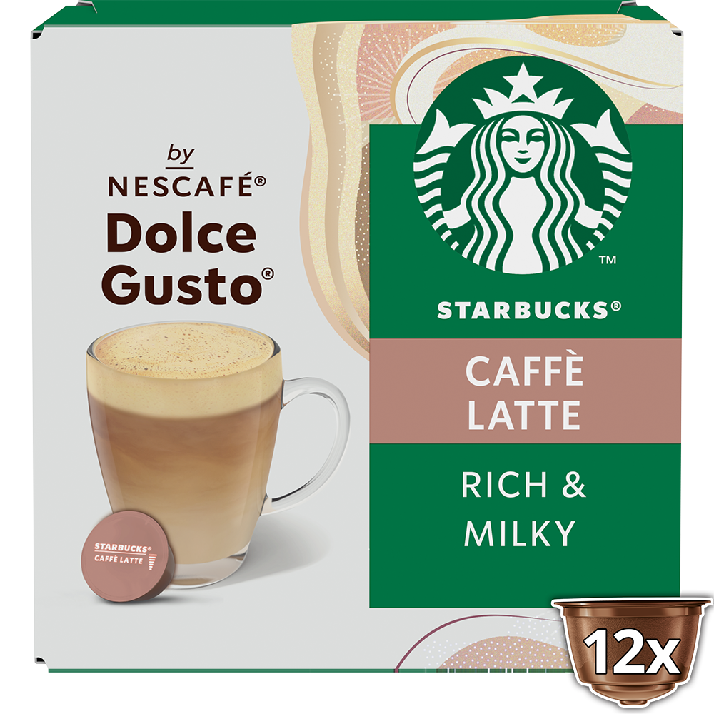Starbucks Dolce Gusto Caffè Latte - 12 capsules EUR 6.49