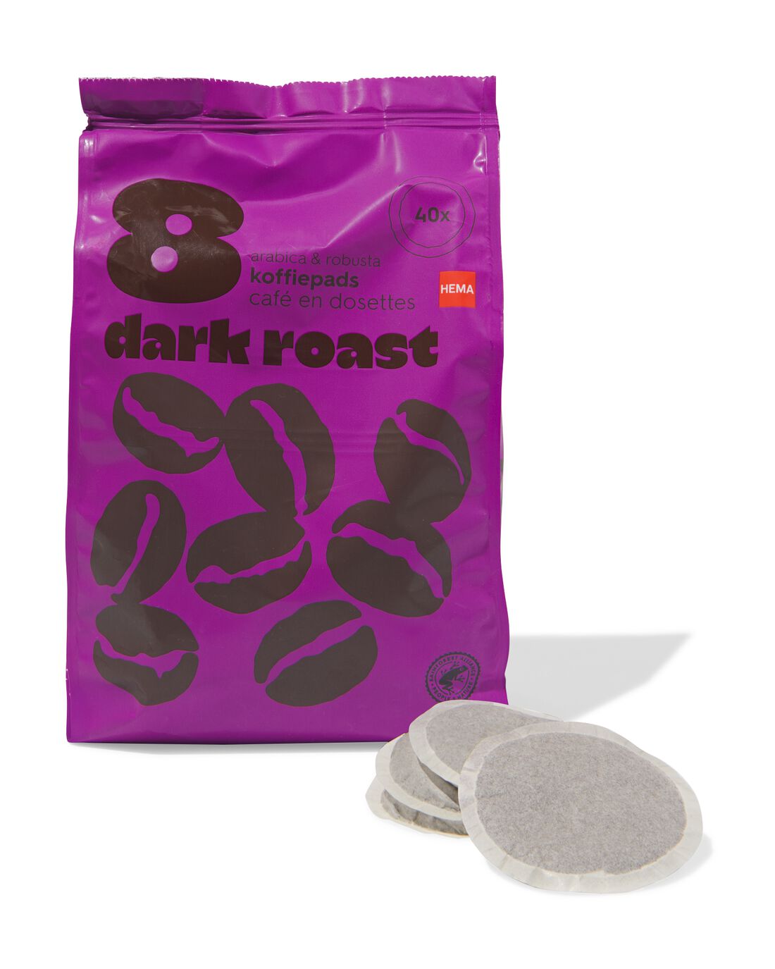 HEMA Koffiepads darkroast - 40 stuks Euro 6.49