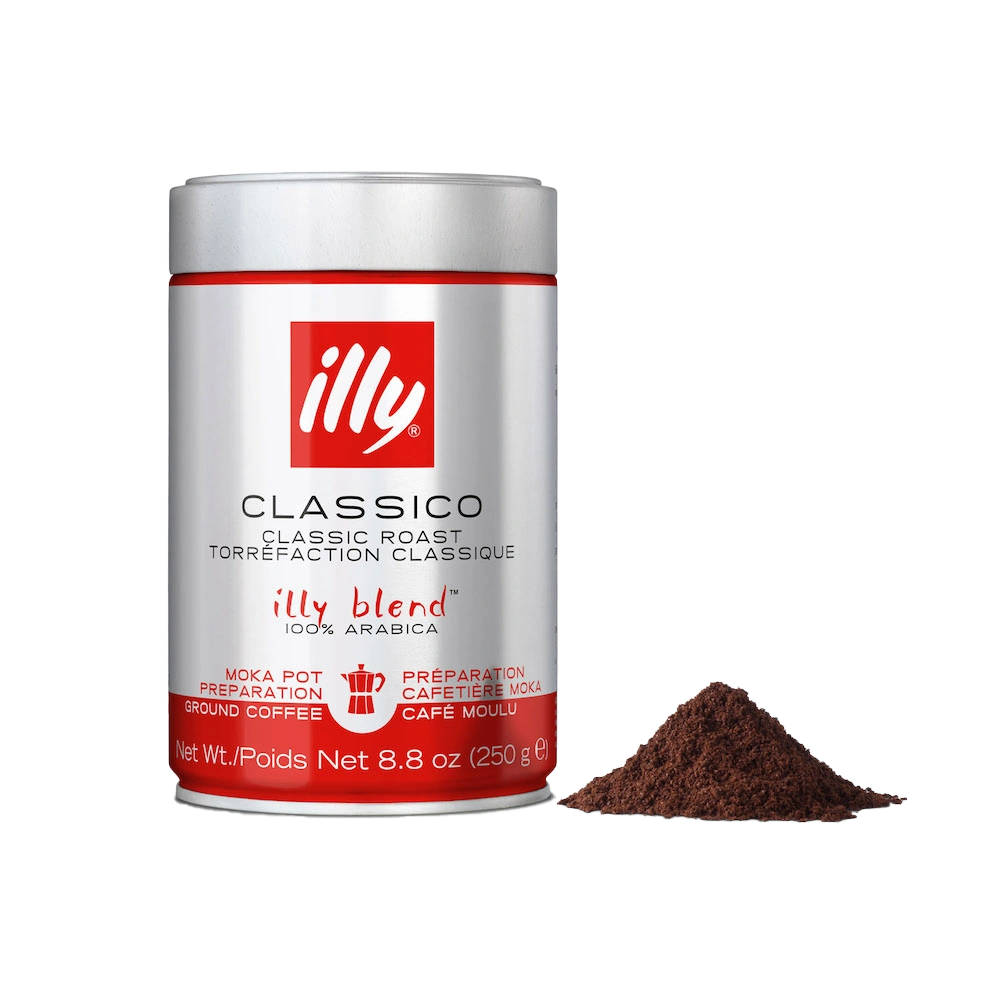 illy Classico (Normale Branding) (moka maling) - Gemalen koffie 250 GR Euro 5.99