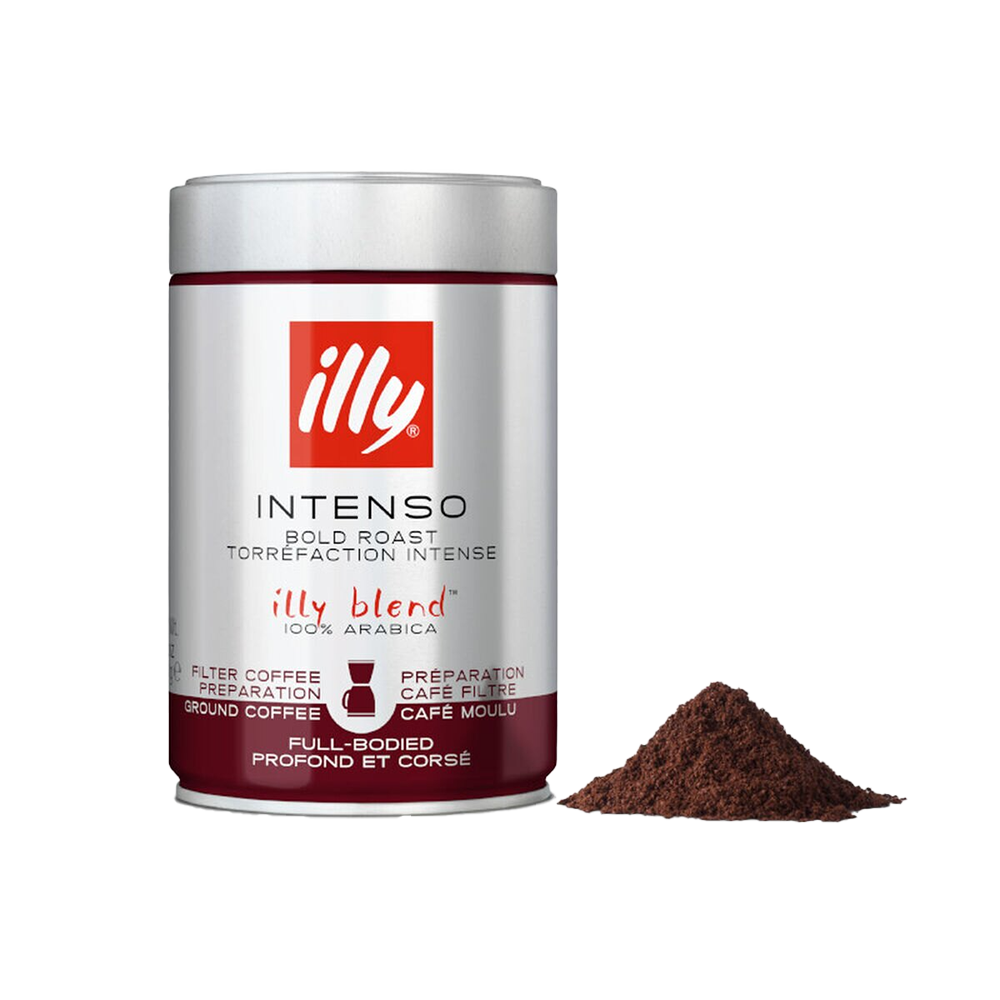 illy Intenso (Donkere Branding) - Gemalen filterkoffie 250 GR Euro 5.99