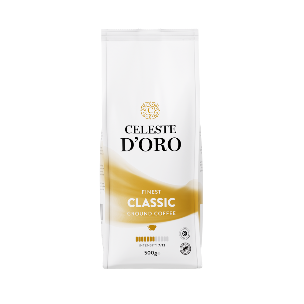 Celeste d'Oro Finest Classic - Gemalen koffie 500 GR Euro 9.99