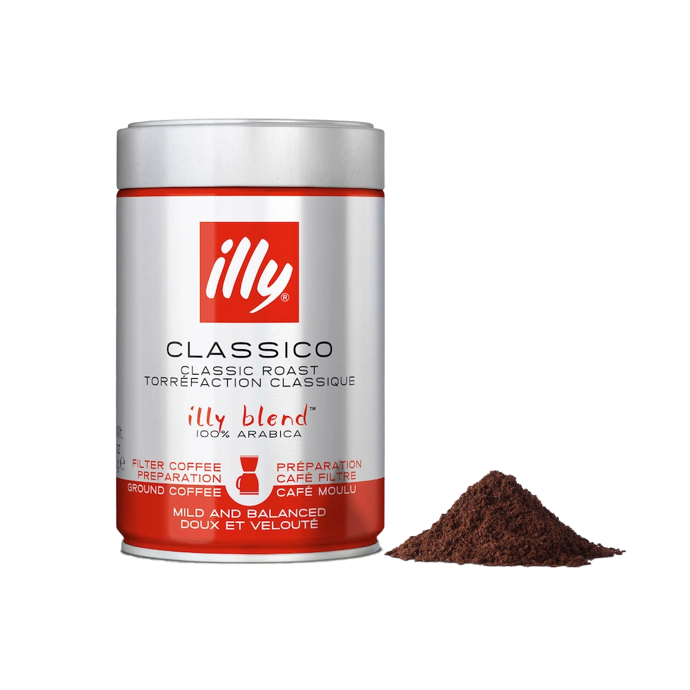 illy Classico (Normale Branding) (filter maling) - Gemalen koffie 250 GR Euro 5.99