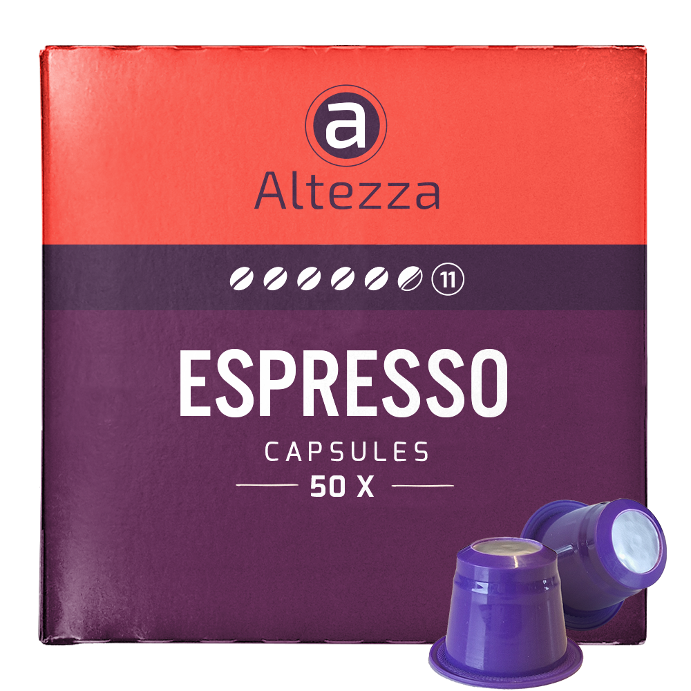Altezza Espresso Voordeelpak - 50 koffiecups Voordeelprijs € 7.19