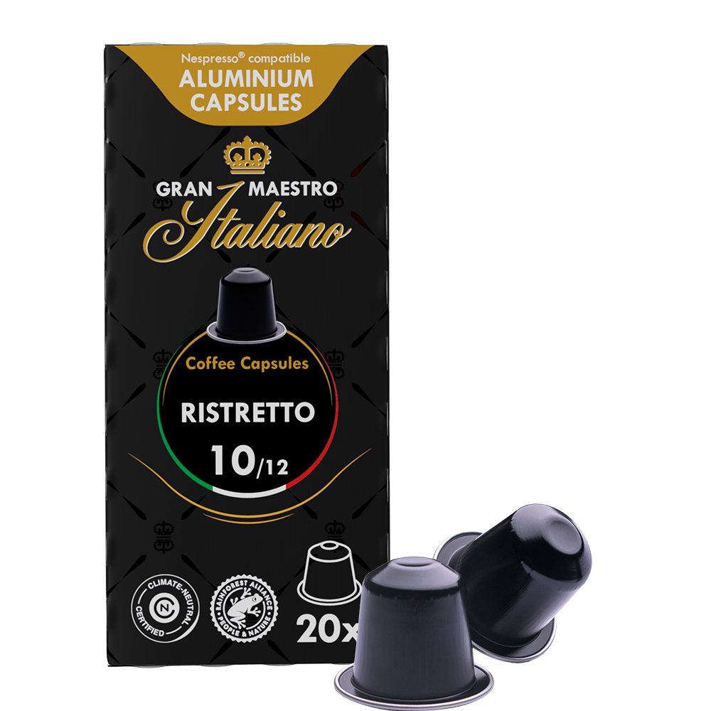 Gran Maestro Italiano Ristretto - 20 koffiecups Voordeelprijs € 4.79