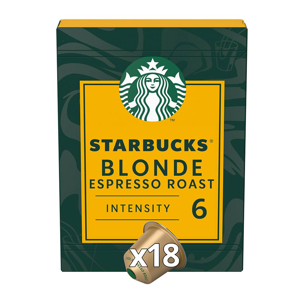 Starbucks Blonde Espresso Roast - 18 koffiecups Voordeelprijs € 6.39