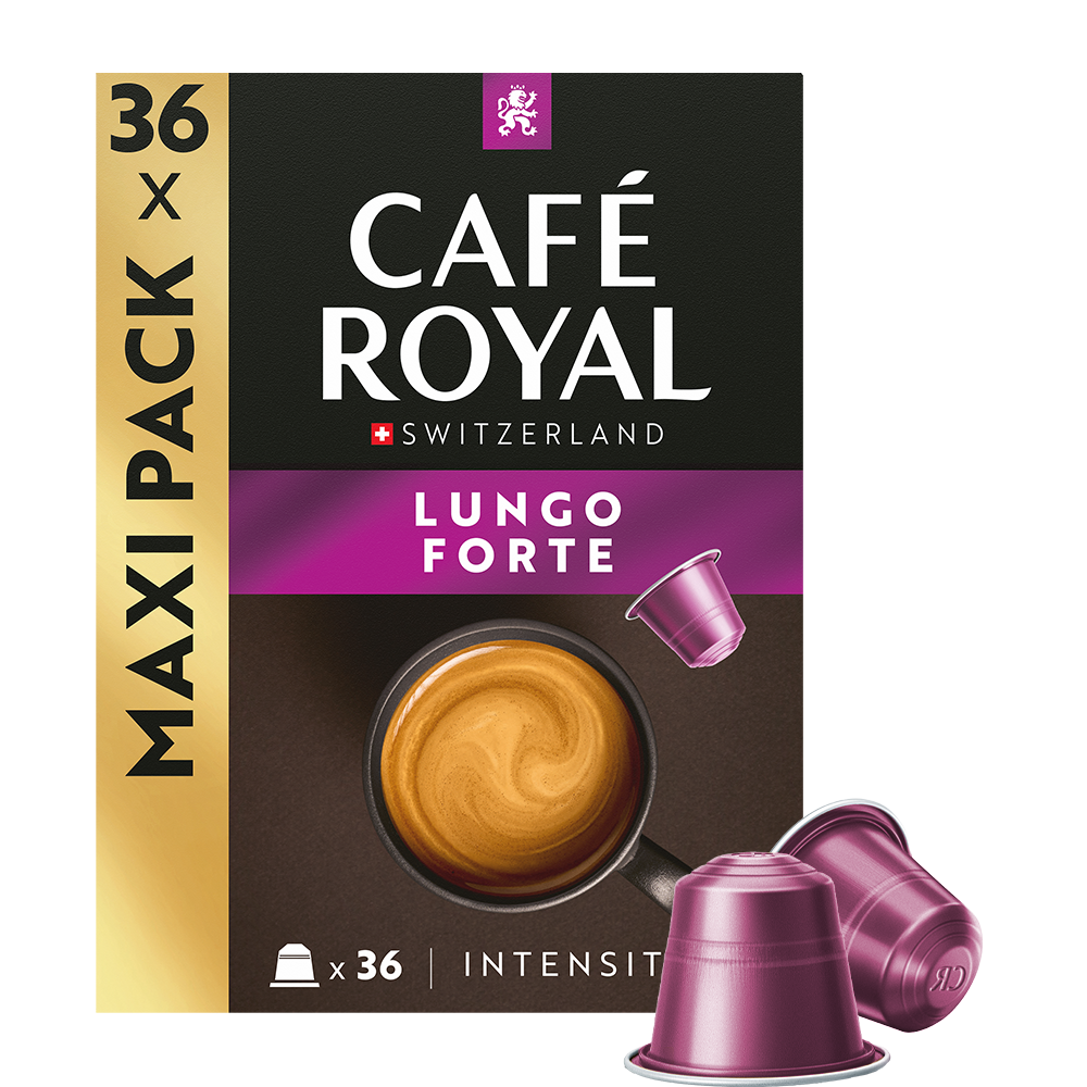 Café Royal Lungo Forte - 36 koffiecups Voordeelprijs € 10.39