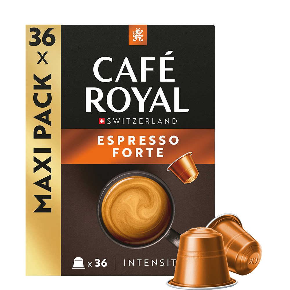 Café Royal Espresso Forte - 36 koffiecups Voordeelprijs € 10.39