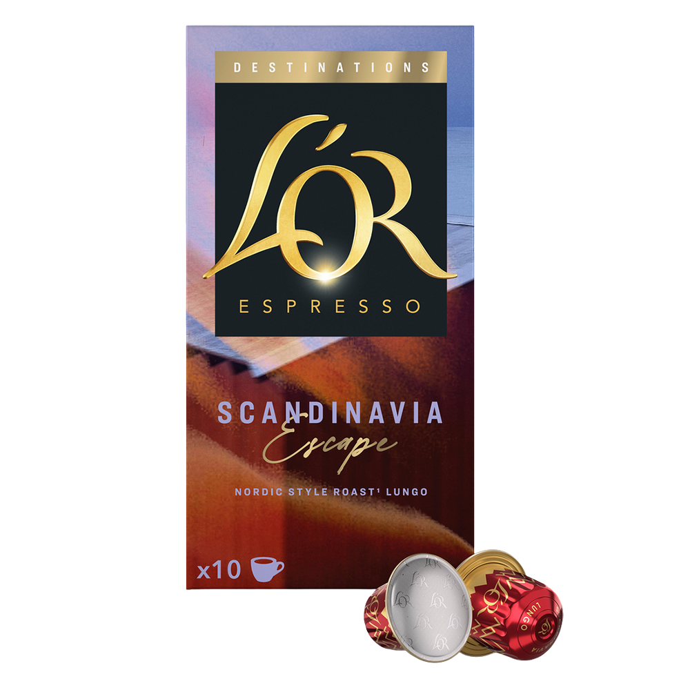 L'OR Espresso Destinations Scandinavia - 10 koffiecups Voordeelprijs € 3.59