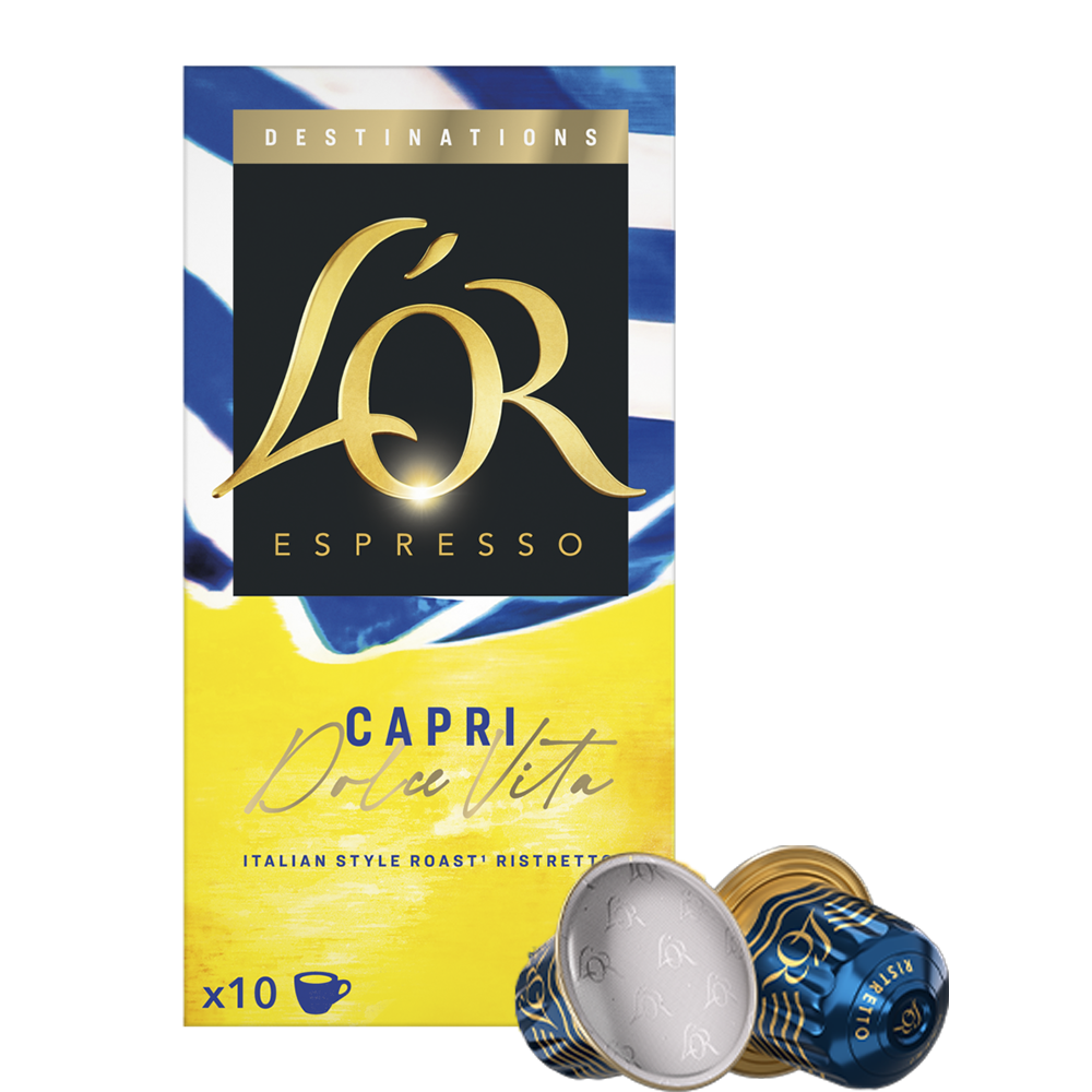 L'OR Espresso Destinations Capri - 10 koffiecups Voordeelprijs € 3.59