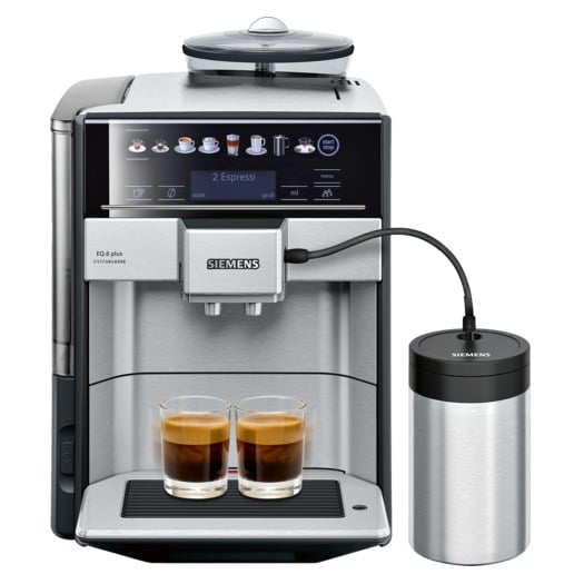 Siemens EQ.6 PLUS TE657F03DE Volautomaat Grijs