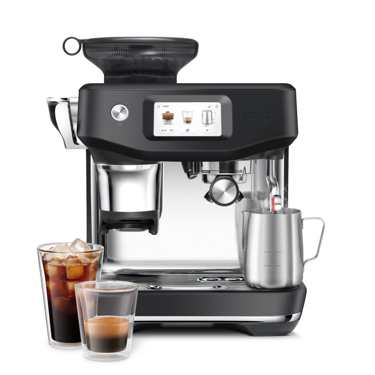 Sage Barista Impress Touch SES882BTR4FEU1 Espresso apparaat Zwart