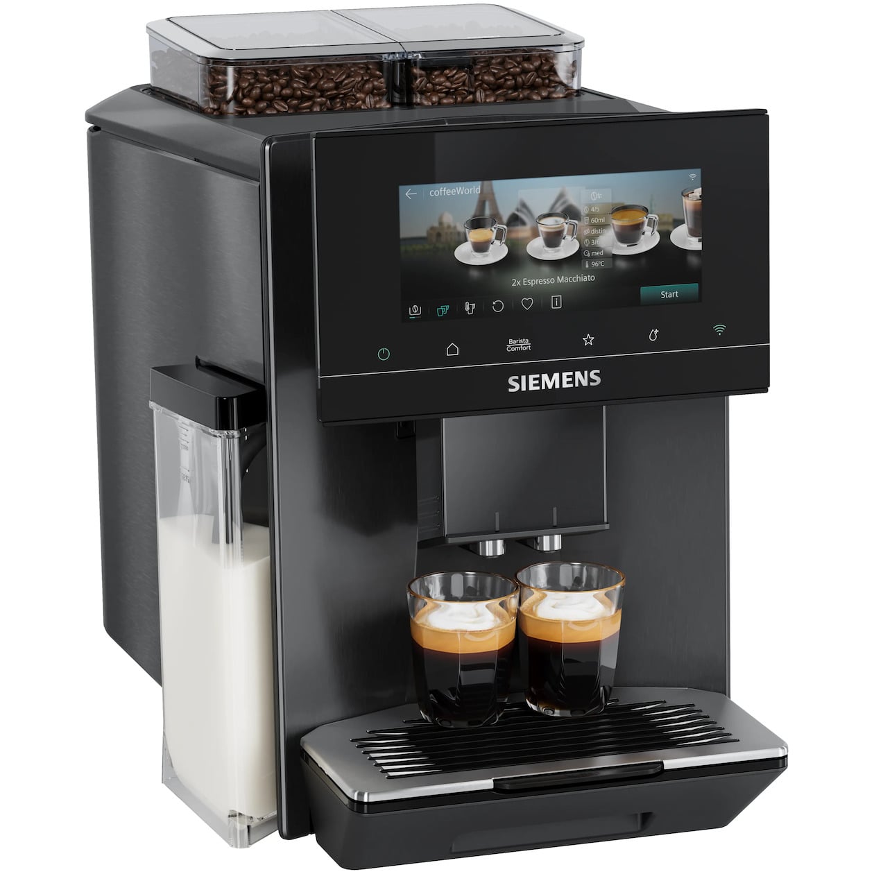 Siemens TQ927EF5 extraKlasse Volautomaat Zwart