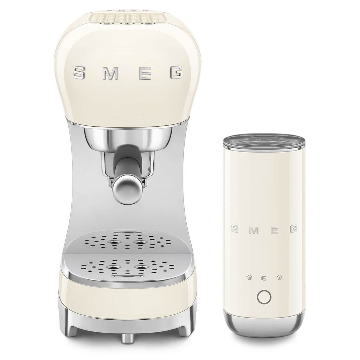 Smeg ECF12CREU Espresso apparaat Wit