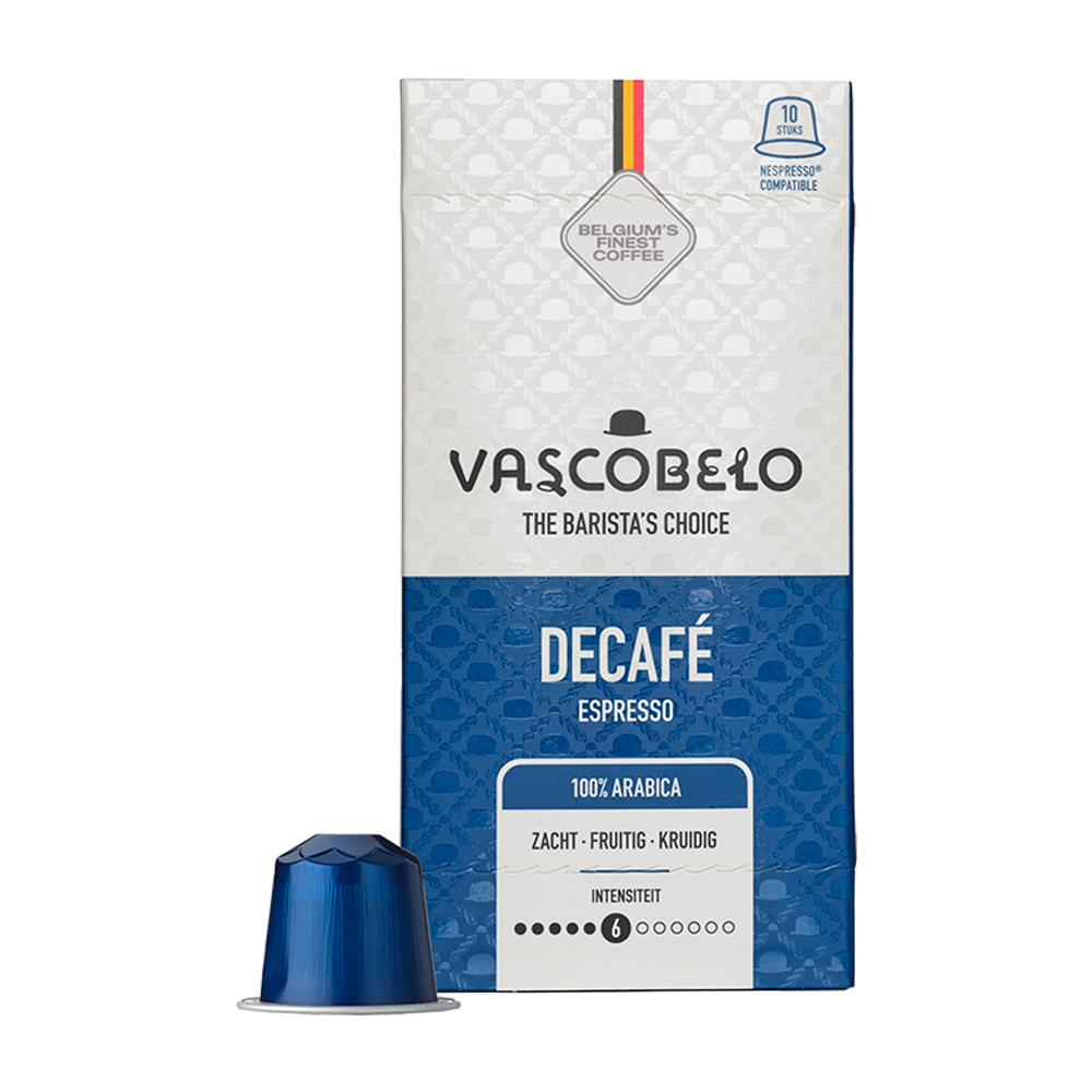 Vascobelo Decafé - 10 koffiecups Voordeelprijs € 4.49