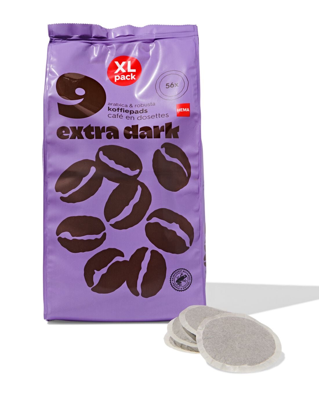 HEMA Koffiepads extra dark - 56 stuks Euro 7.99