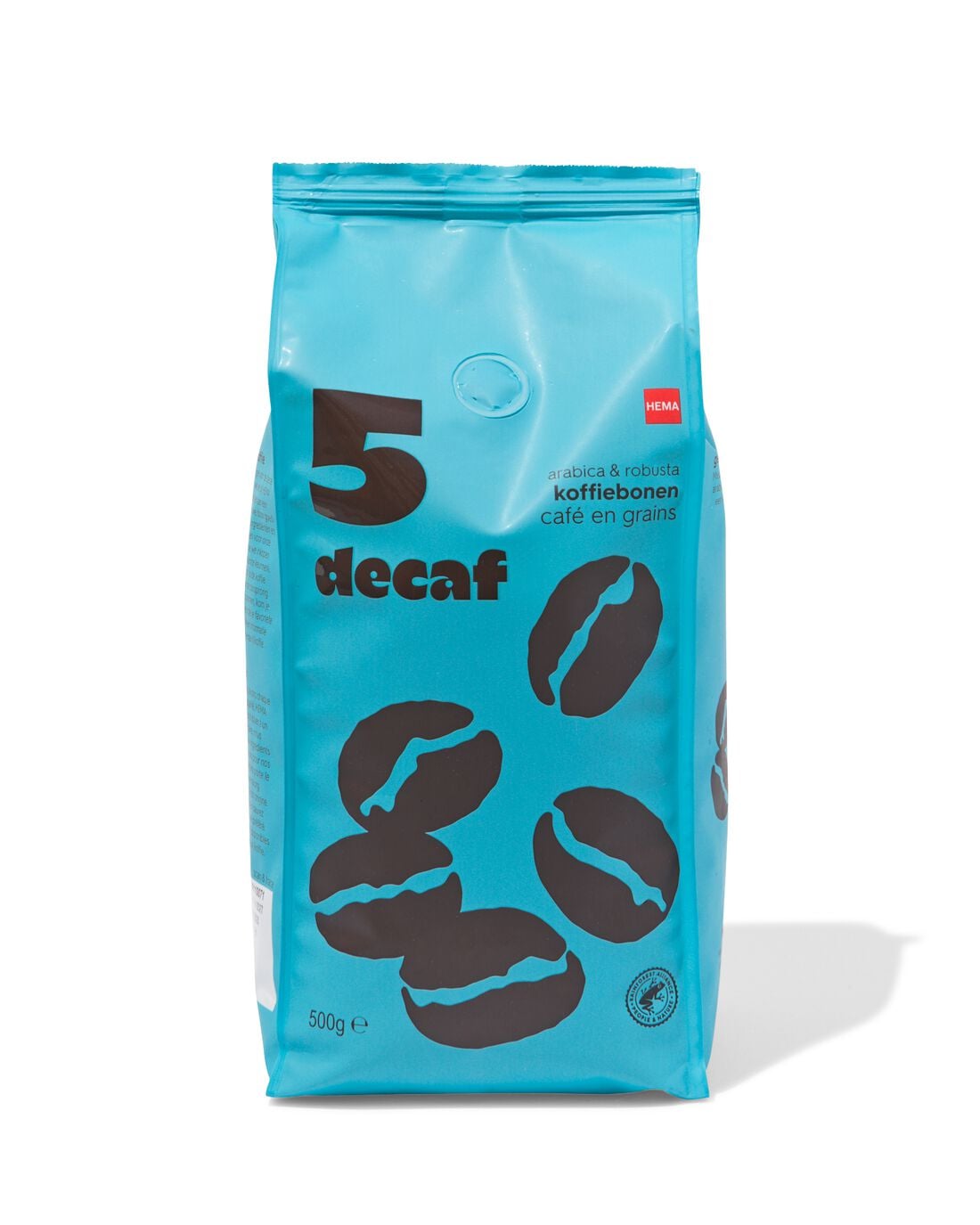 HEMA Koffiebonen 500gr decafé Euro 8.99