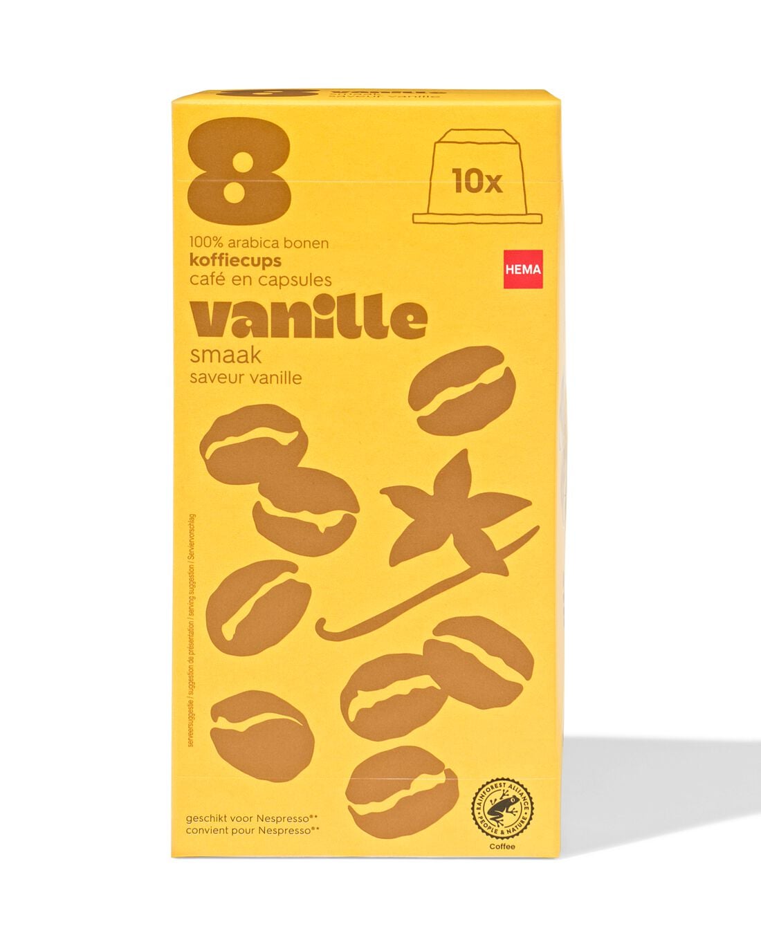 HEMA Koffiecups vanille - 10 stuks Euro 3.99