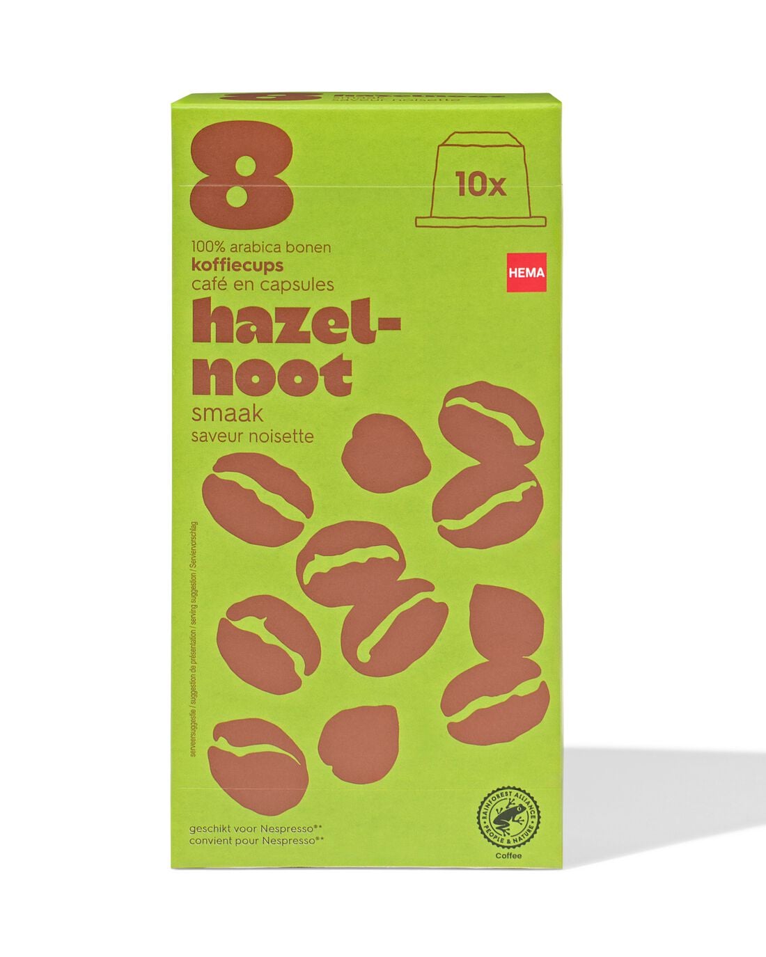 HEMA Koffiecups hazelnoot - 10 stuks Euro 3.99