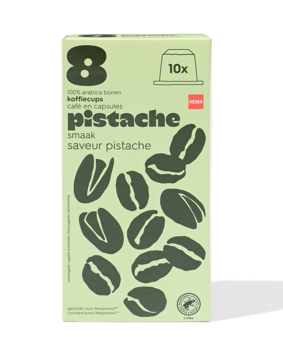HEMA Koffiecapsules pistache - 10 stuks Euro 3.99