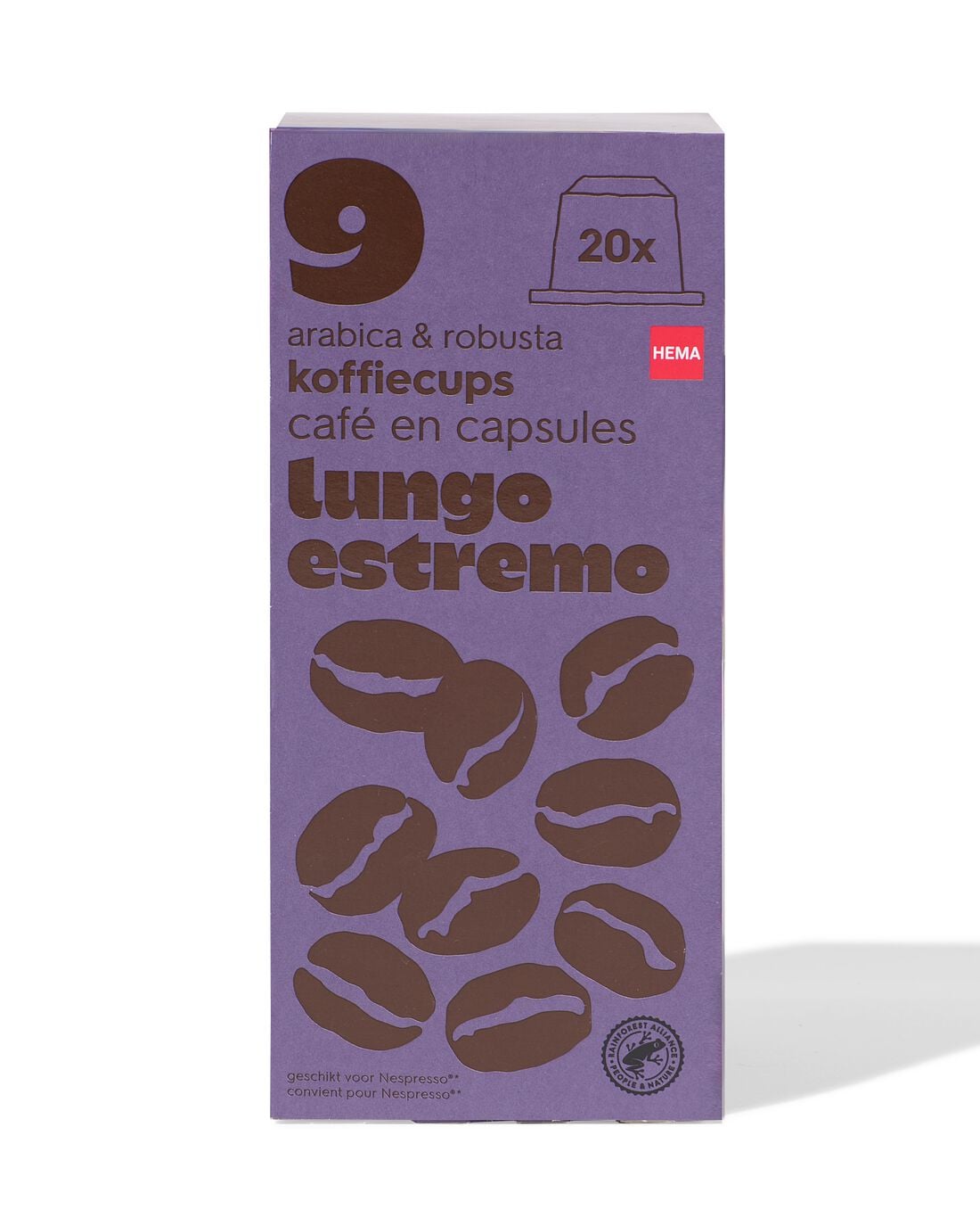 HEMA Koffiecups lungo estremo - 20 stuks Euro 5.59