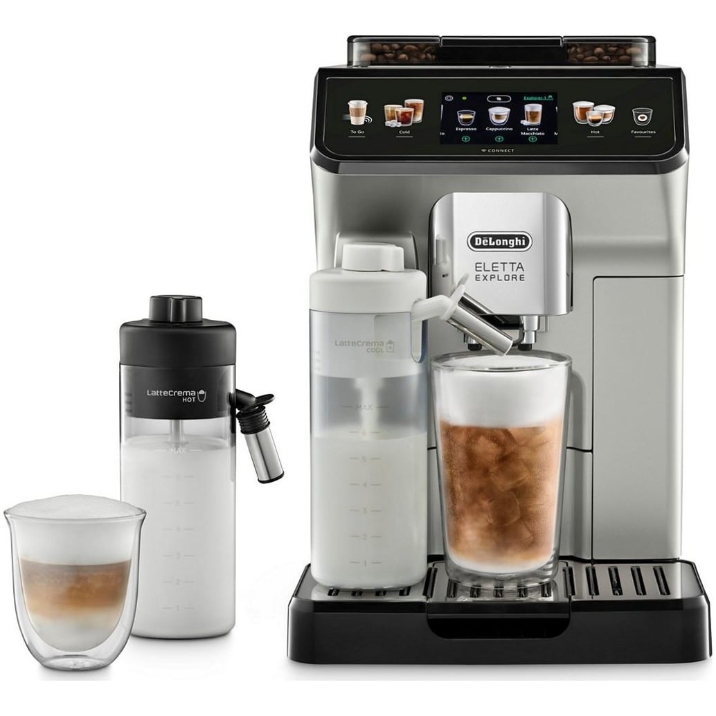 De'Longhi ECAM450.65S Eletta Explore Cold Brew Volautomaat Zilver