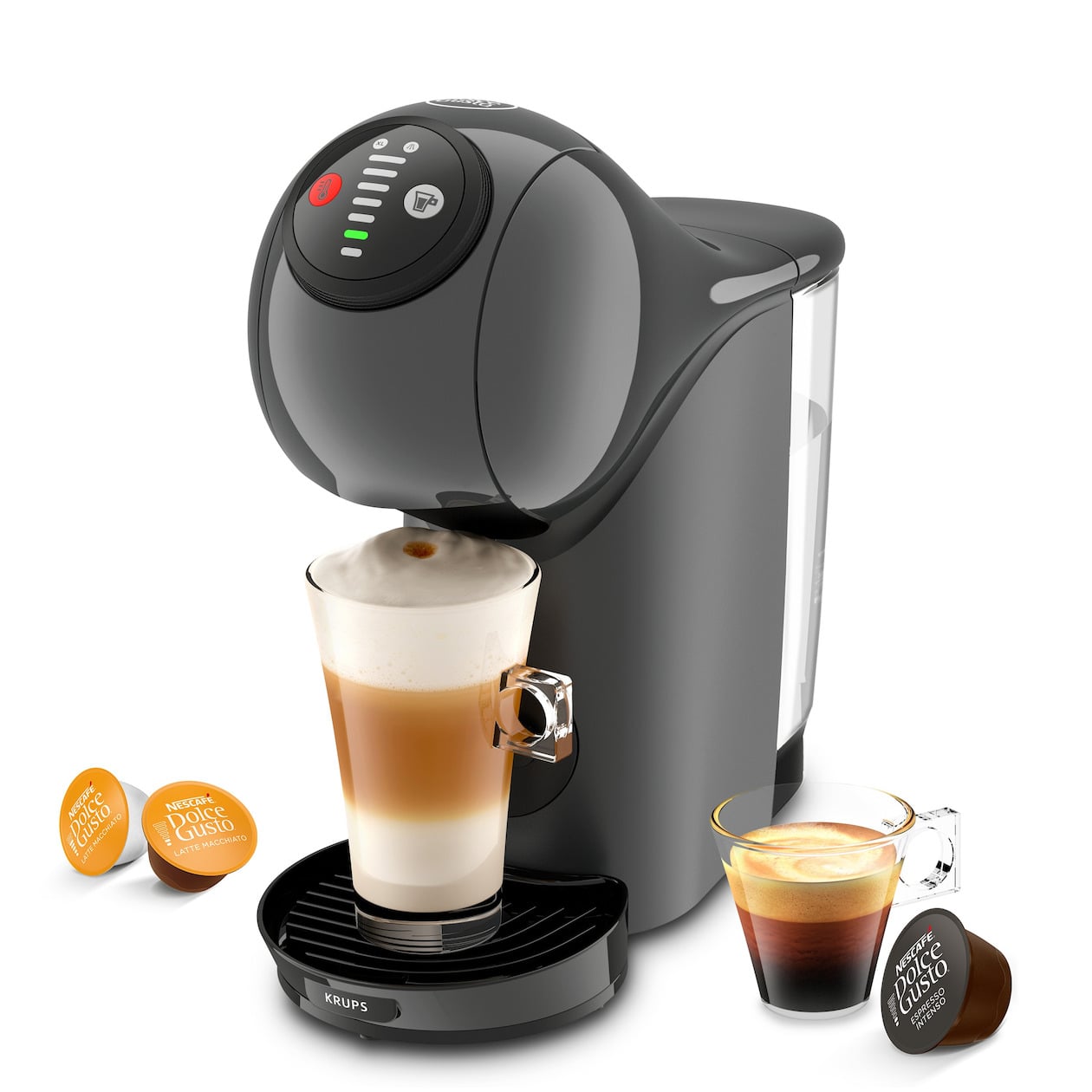 Krups KP243B NESCAFÉ Dolce Gusto Genio S Basic Espresso apparaat Grijs