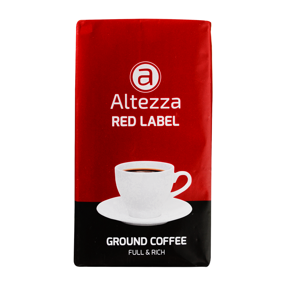 Altezza Red Label - Gemalen koffie 500 GR Euro 10.69