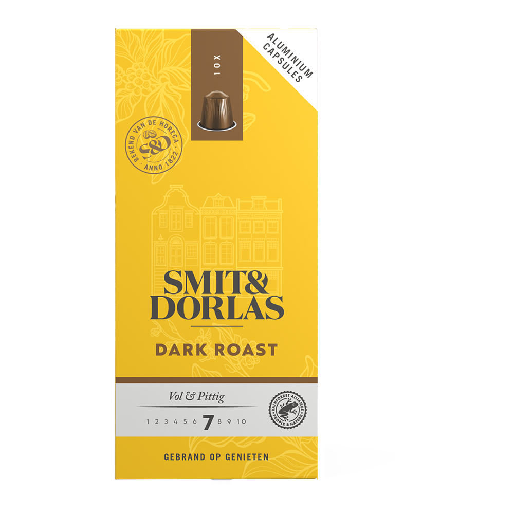 Smit & Dorlas Dark Roast - 10 koffiecups Voordeelprijs € 4.49
