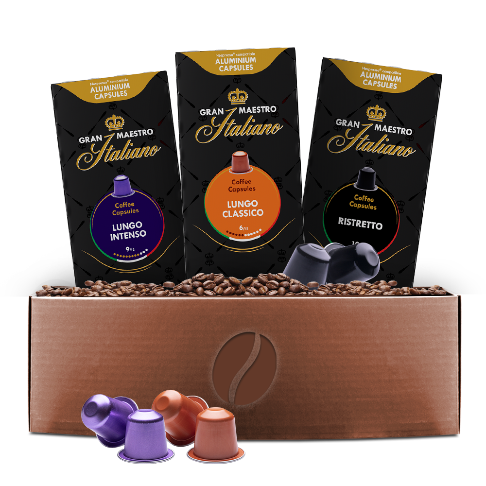 Gran Maestro Italiano Kennismakingspakket - 60 koffiecups Voordeelprijs € 14.99