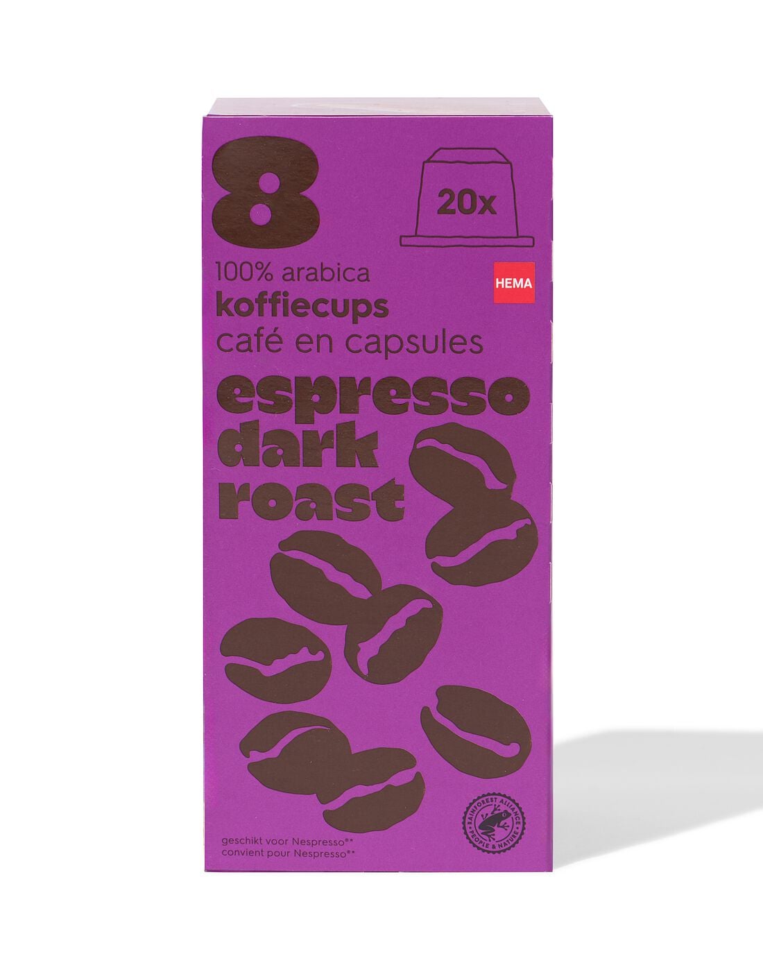 HEMA Koffiecups espresso dark roast - 20 stuks Euro 5.49