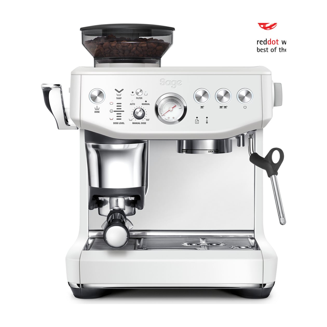 Sage Barista Impress SES876SST4EEU1 Espresso apparaat Wit