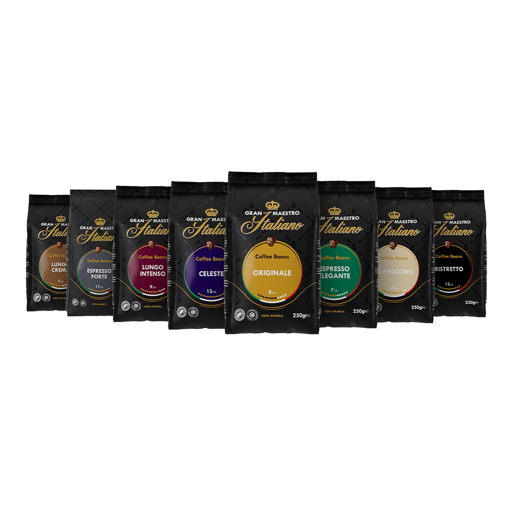 Proefpakket Italiaanse favorieten - 2 KG koffiebonen Euro 40.00