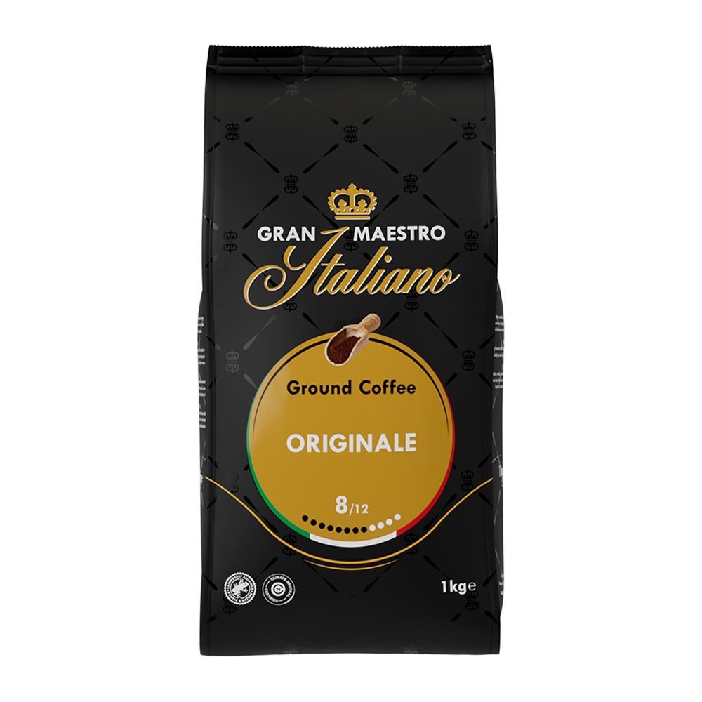 Gran Maestro Italiano Originale - Gemalen koffie 1 KG Euro 17.99