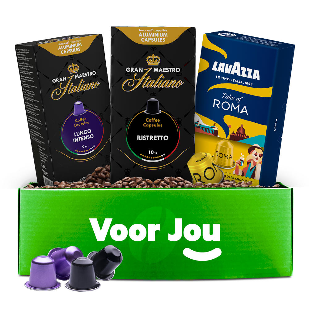 KPN Welkomstpakket - 50 premium koffiecups Voordeelprijs € 22.99