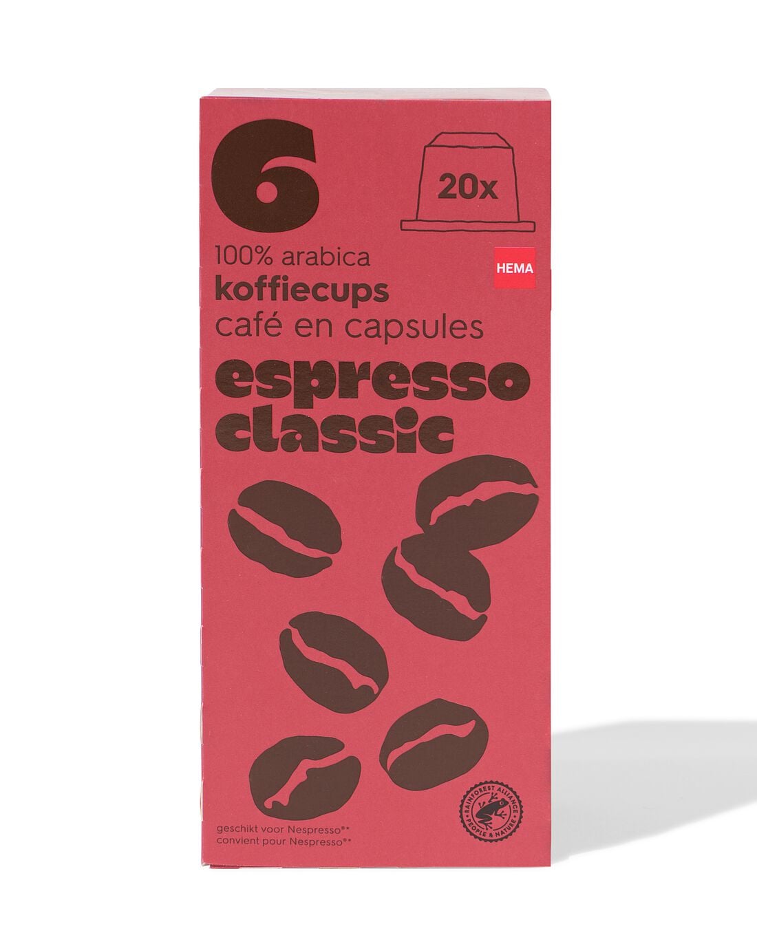 HEMA Koffiecups espresso classic - 20 stuks Euro 5.49