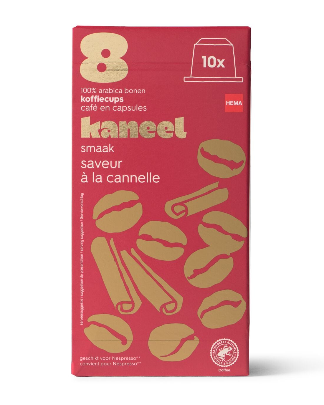 HEMA Koffiecapsules kaneel 10 stuks Euro 3.99