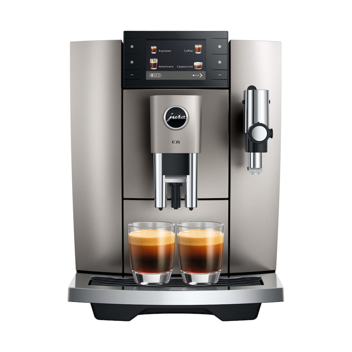 Jura E8 (ED) Volautomaat Zilver