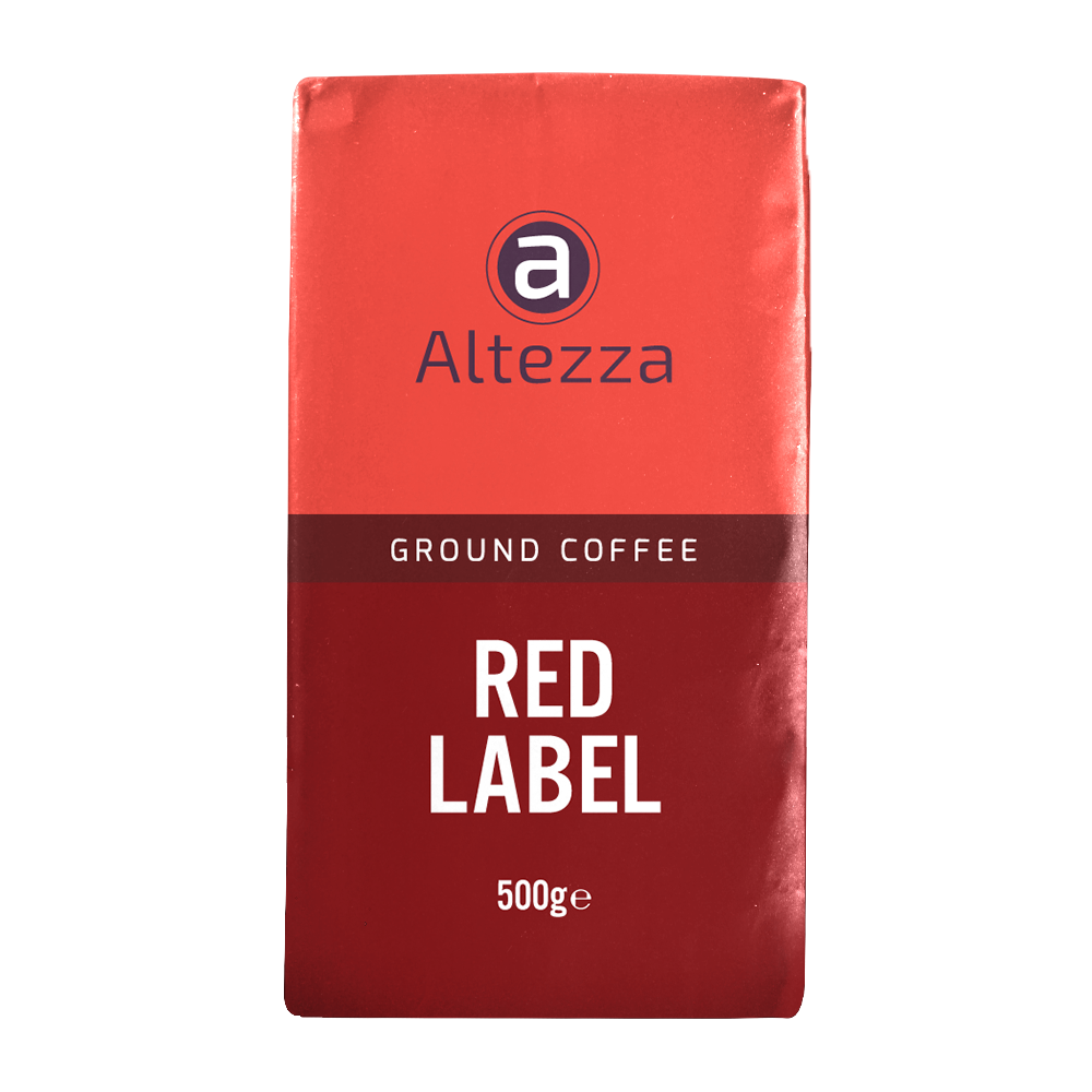 Altezza Red Label - Gemalen koffie 500 GR Euro 10.69