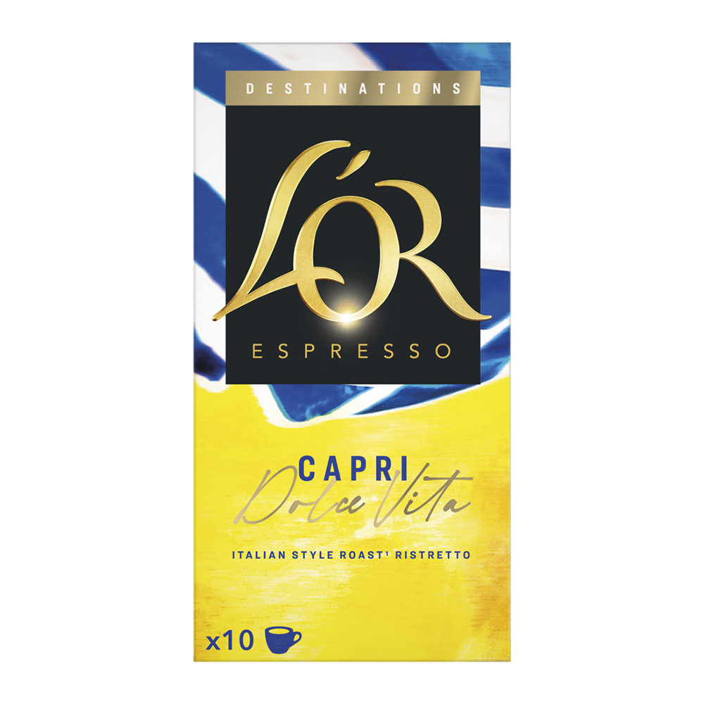 L'OR Espresso Destinations Capri - 10 koffiecups Voordeelprijs € 4.49