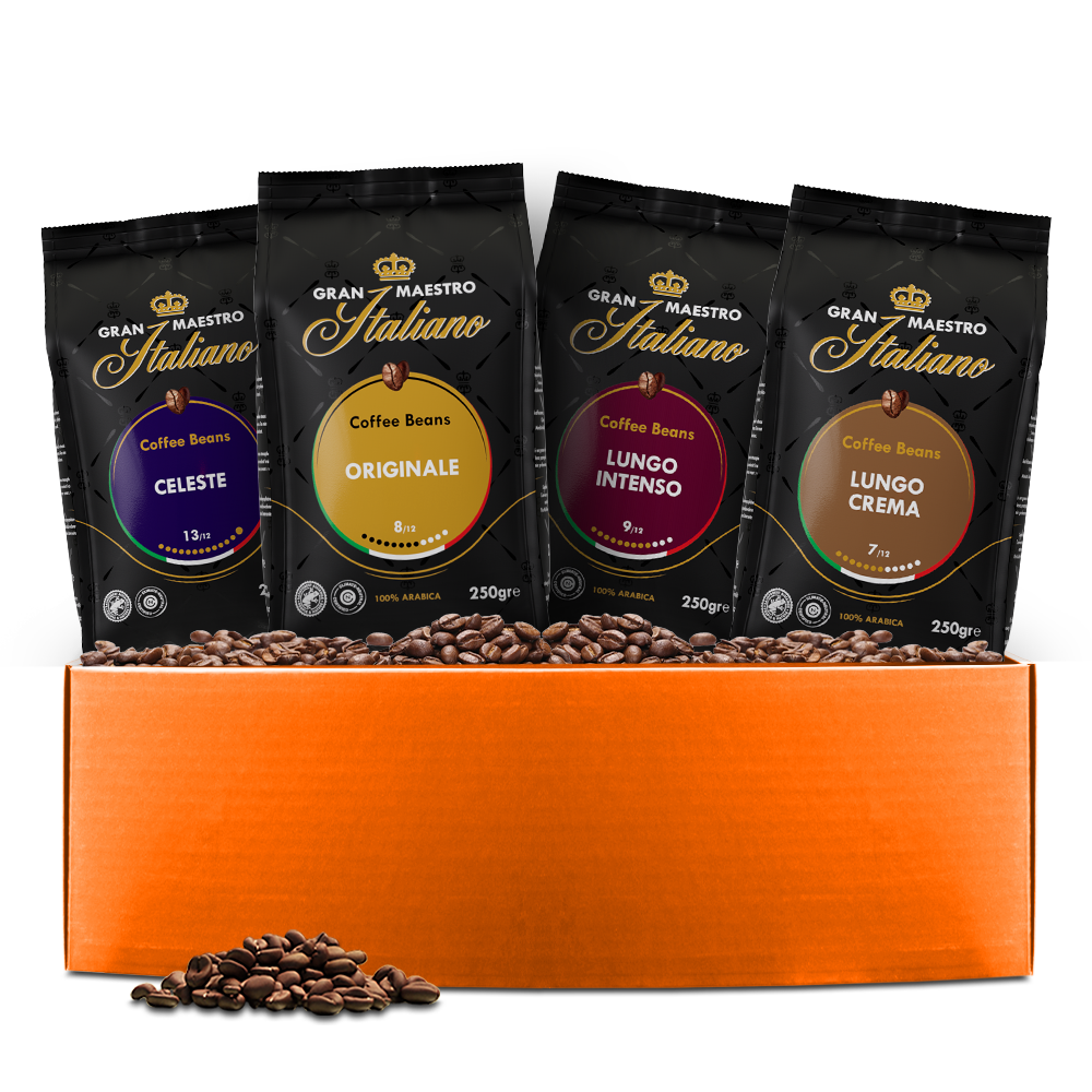 Gran Maestro Italiano Ontdekkingspakket - 1kg premium koffiebonen Euro 36.99