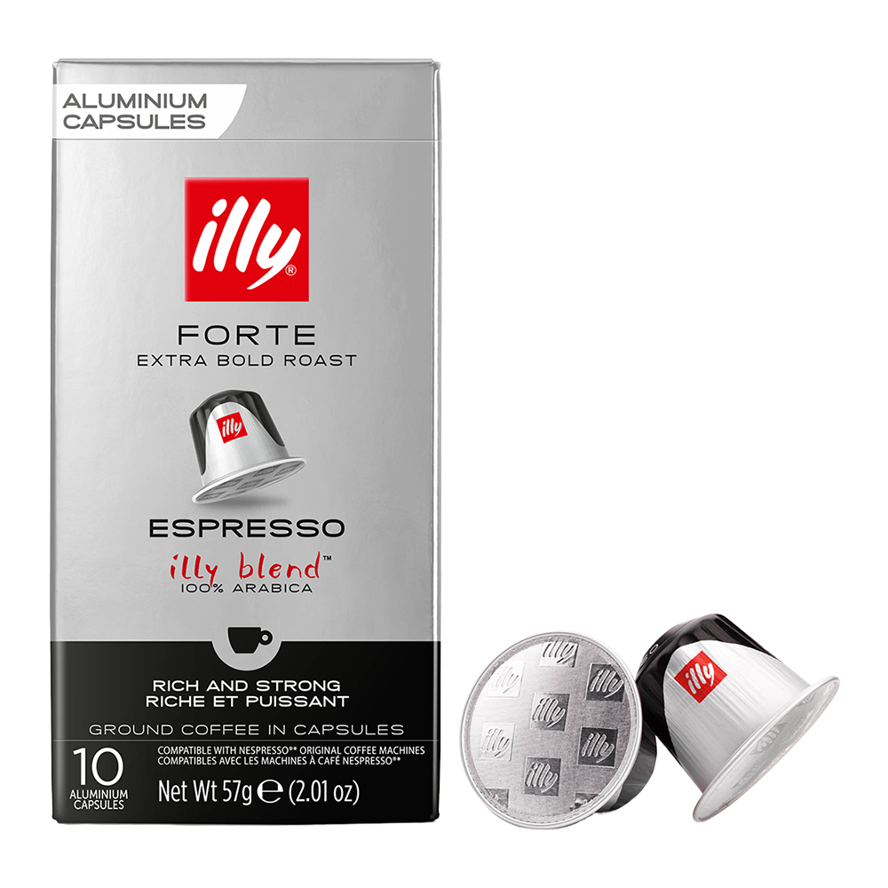 illy Forte - 10 koffiecups Voordeelprijs € 4.69