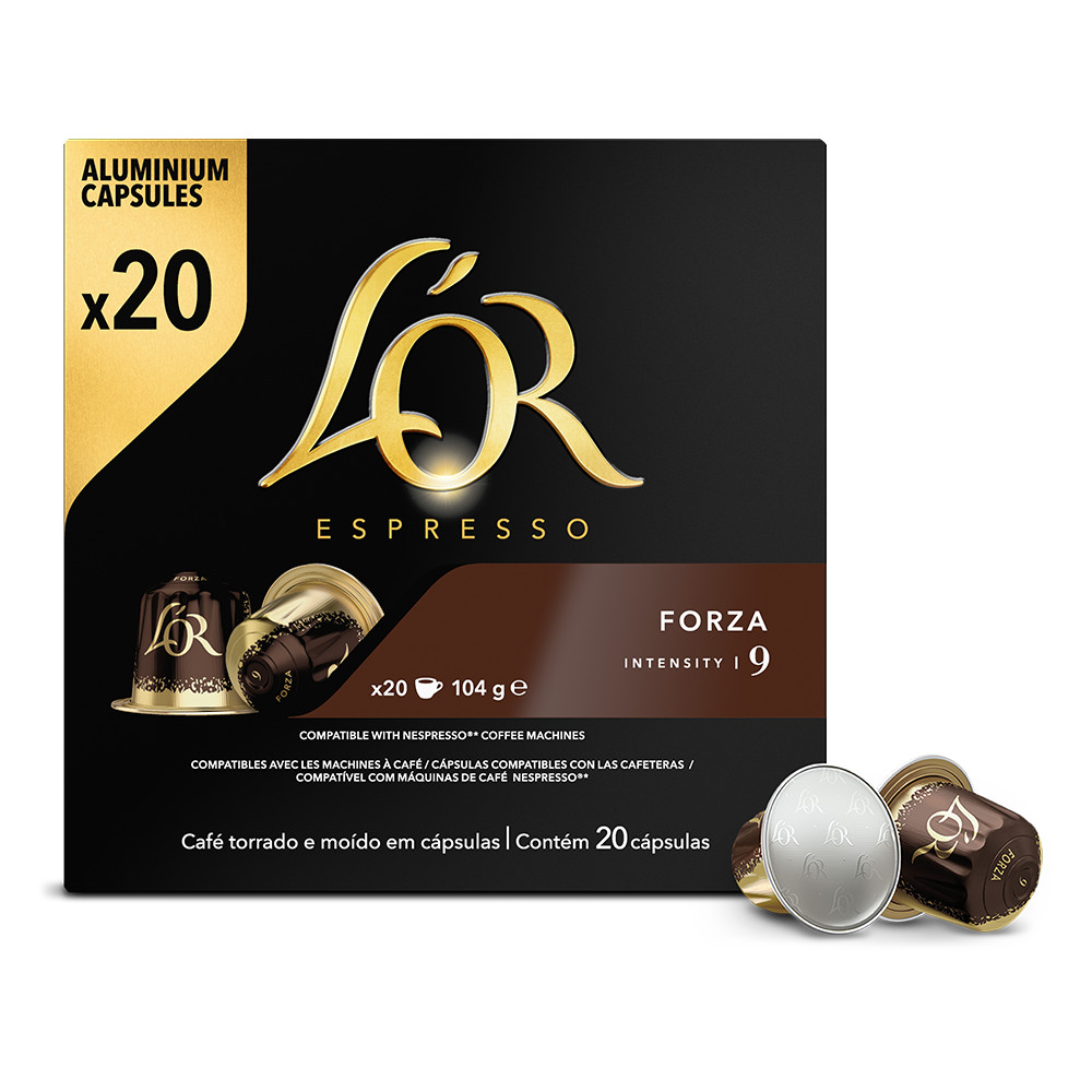 L'OR Espresso Forza - 20 koffiecups Voordeelprijs € 8.29